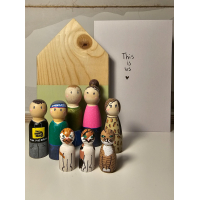 Gepersonaliseerde Peg Dolls