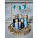 Gepersonaliseerde Peg Dolls