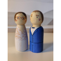 Gepersonaliseerde Peg Dolls
