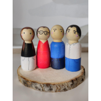 Gepersonaliseerde Peg Dolls