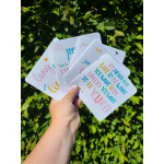 Set van 5 verjaardagskaarten (Kleurrijk)