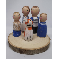 Gepersonaliseerde Peg Dolls