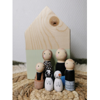 Gepersonaliseerde Peg Dolls