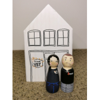 Gepersonaliseerde Peg Dolls