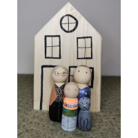 Gepersonaliseerde Peg Dolls